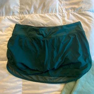 Lululemon Emerald Green Tennis Skirt
